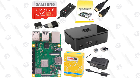 CanaKit Raspberry Pi 3 Model B Complete Starter Kit | $58 | AmazonCanaKit Raspberry Pi 3 Model B+ Complete Starter Kit | $64 | Amazon